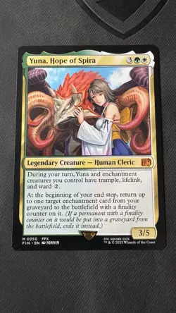 MTG Final Fantasy Yuna Hope of Spira regular Rare #0250 - Image 1