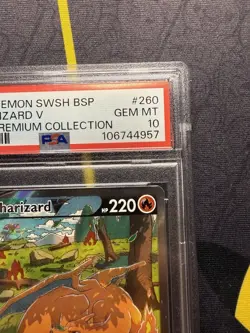 2022 Pokemon SWSH BSP FA/Charizard v Ultra-Premium Collection #260 PSA 10 - Image 3