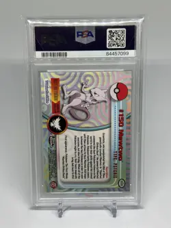 PSA 10 Mewtwo Topps Chrome #150 Pokemon TV Holo Foil 2000 Graded Gem Mint - Image 2