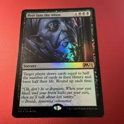 Peer into the Abyss (Foil, #117, NM) Core Set 2021 (M21), MTG - Image 2