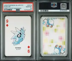 Sequential PSA 10 Tyranitar 2000 Pokémon Silver Part 2 - Playing Poker Cards - Image 4