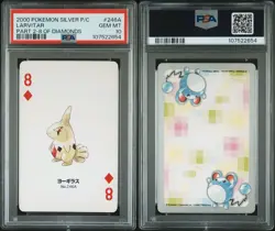 Sequential PSA 10 Tyranitar 2000 Pokémon Silver Part 2 - Playing Poker Cards - Image 8