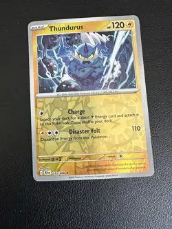 Thundurus (Reverse Holo) - 033/086 - Black Bolt - NM/M - Pokemon - English - Image 1