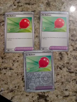 Pokemon TCG - Air Balloon - 079/086 - SV: Black Bolt X3 NM (2 Uncommon 1 R Holo) - Image 1