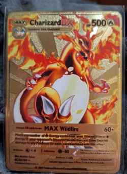6 ea mix 2020 POKEMON CHARIZARD DX/GX/VMAX GOLD METAL CARD - Image 10