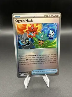 OGRE'S MASK 118/131 Prismatic Evolutions POKEMON Pokeball NM - Image 1
