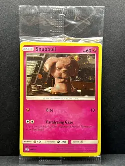 Pokemon TCG Sealed Snubbull SM200 Black Star Promo Holofoil Detective Pikachu - Image 1