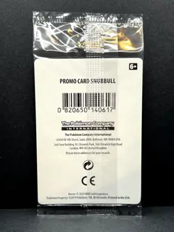 Pokemon TCG Sealed Snubbull SM200 Black Star Promo Holofoil Detective Pikachu - Image 2
