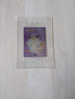 Pokemon Stadium Danone Meowth #52 4/8 Foil Gold Still Sealed L@@K - Image 5