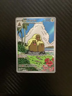 Alolan Dugtrio (208/191) Illustration Rare | Pokemon SV08 Surging Sparks | NM - Image 2