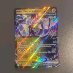 Pokémon TCG Miraidon ex Temporal Forces 122/162 Holo Double Rare - Image 3