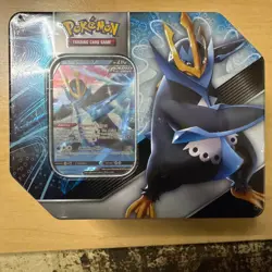 Pokemon Empoleon V Tin Sealed. Includes 3 Evolving Skies and 2 Brilliant Stars. - Image 1