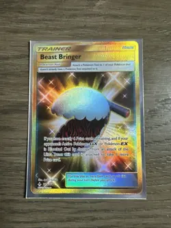 Pokemon Beast Bringer Full Art Secret Rare 229/214 unbroken bonds NM pack fresh - Image 1