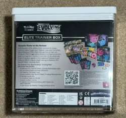 Pokémon TCG Sword & Shield evolving skies ETB/ with acrylic clear case - Image 2
