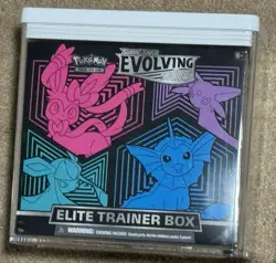 Pokémon TCG Sword & Shield evolving skies ETB/ with acrylic clear case - Image 3