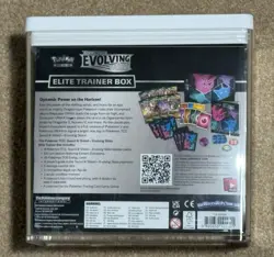 Pokémon TCG Sword & Shield evolving skies ETB/ with acrylic clear case - Image 4