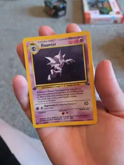 Pokémon TCG Haunter 1st Edition Holo Card Fossil, 6/62, Holographic Rare - Image 2