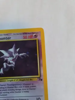Pokémon TCG Haunter 1st Edition Holo Card Fossil, 6/62, Holographic Rare - Image 3