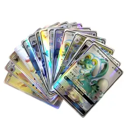 Pokemon Card Lot 100 Official TCG Cards Ultra Rare Included EX GX V MEGA + HOLOS - Image 10