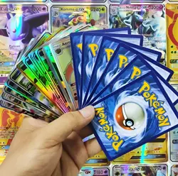 Pokemon Card Lot 100 Official TCG Cards Ultra Rare Included EX GX V MEGA + HOLOS - Image 12