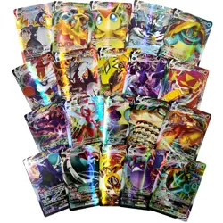 Pokemon Card Lot 100 Official TCG Cards Ultra Rare Included EX GX V MEGA + HOLOS - Image 16