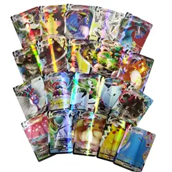 Pokemon Card Lot 100 Official TCG Cards Ultra Rare Included EX GX V MEGA + HOLOS - Image 3