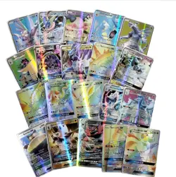 Pokemon Card Lot 100 Official TCG Cards Ultra Rare Included EX GX V MEGA + HOLOS - Image 7