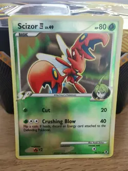 Pokemon Scizor 48/111 Platinum Rising Rivals Reverse Holo NM Condition - Image 1