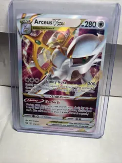 ARCEUS VSTAR 123/172 - ULTRA PREMIUM METAL CARD UPC PROMO - POKEMON TCG - NM - Image 1