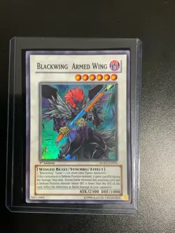 Yu-Gi-Oh! Blackwing Armed Wing 1st Edition TCG Card RGBT-EN041 Super Rare - Image 11