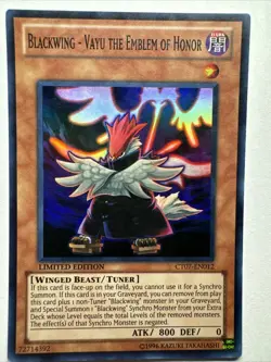 Yu-Gi-Oh! TCG Blackwing - Vayu the Emblem of Honor 2013 Collectors Tin... - Image 1