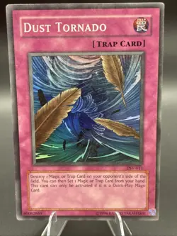 Yu-Gi-Oh TCG Trap Card Dust Tornado Super Rare Pharaoh's Servant PSV-011 - Image 1