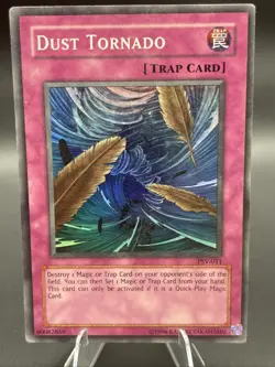 Yu-Gi-Oh TCG Trap Card Dust Tornado Super Rare Pharaoh's Servant PSV-011 - Image 3