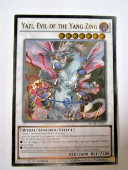 Yugioh! Yazi, Evil Of The Yang Zing Nech-En051 1st Ed Ultimate Near Mint!! - Image 3