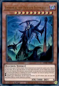 Yugioh LEDE-DE087 - Vouiburial, the Dragon Grave Ultra Rare 1st Edition - Image 2