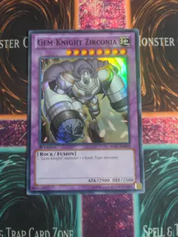 Yu-Gi-Oh! Gem-Knight Zirconia HA07-EN018 1st Edition Super Rare NM - Image 5