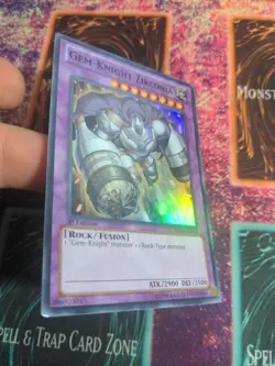 Yu-Gi-Oh! Gem-Knight Zirconia HA07-EN018 1st Edition Super Rare NM - Image 6