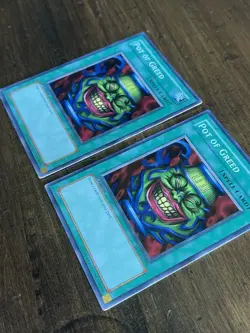 x2 Pot of Greed SD3&4-EN018&19 Structure Deck: Fury from the Deep 1st Edition LP - Image 2