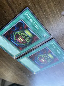 x2 Pot of Greed SD3&4-EN018&19 Structure Deck: Fury from the Deep 1st Edition LP - Image 4