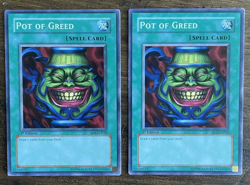 x2 Pot of Greed SD3&4-EN018&19 Structure Deck: Fury from the Deep 1st Edition LP - Image 6