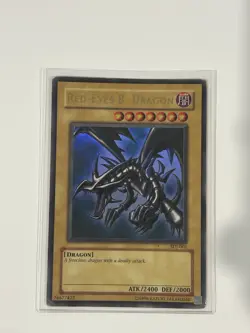 Yugioh Red-Eyes Black Dragon SDJ-001 Ultra Rare Yu-Gi-Oh! - Image 1