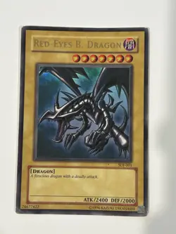 Yugioh Red-Eyes Black Dragon SDJ-001 Ultra Rare Yu-Gi-Oh! - Image 2