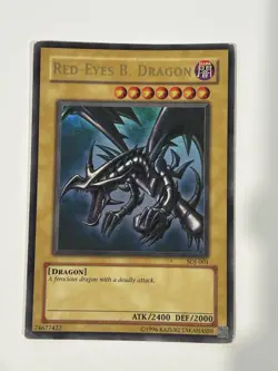 Yugioh Red-Eyes Black Dragon SDJ-001 Ultra Rare Yu-Gi-Oh! - Image 7