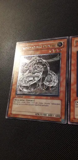 Yu-Gi-Oh! 3x Proto-Cyber Dragon, SOI-EN010, Ultimate Rare, 1st/2nd A., EX/GD/GD - Image 16