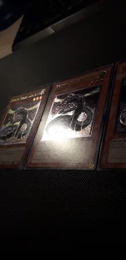 Yu-Gi-Oh! 3x Proto-Cyber Dragon, SOI-EN010, Ultimate Rare, 1st/2nd A., EX/GD/GD - Image 6