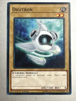 1x Yugioh! Digitron SDCL-EN001 Common 1st Edition Mint/Near Mint English - Image 1