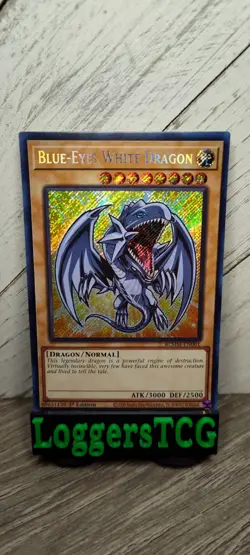 Yu-Gi-Oh! Blue-Eyes White Dragon / BLMM EN001 1st Edition NM - Image 2