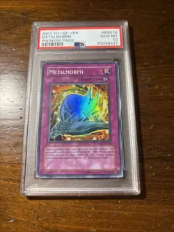 Yu-Gi-Oh! Metalmorph PSA 10 Gem Mint Premium Pack PP01-EN014 - Image 1