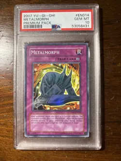 Yu-Gi-Oh! Metalmorph PSA 10 Gem Mint Premium Pack PP01-EN014 - Image 2