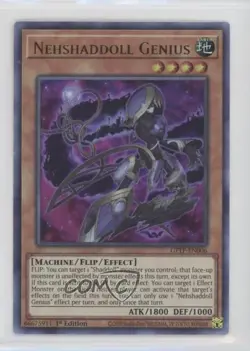 UR - Nehshaddoll Genius 1st Ed. YuGiOh Ghosts From The Past #GFTP-EN006 0b3 - Image 1